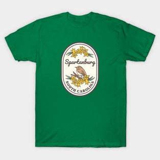 Spartanburg South Carolina Wren SC Tourist Souvenir T-Shirt